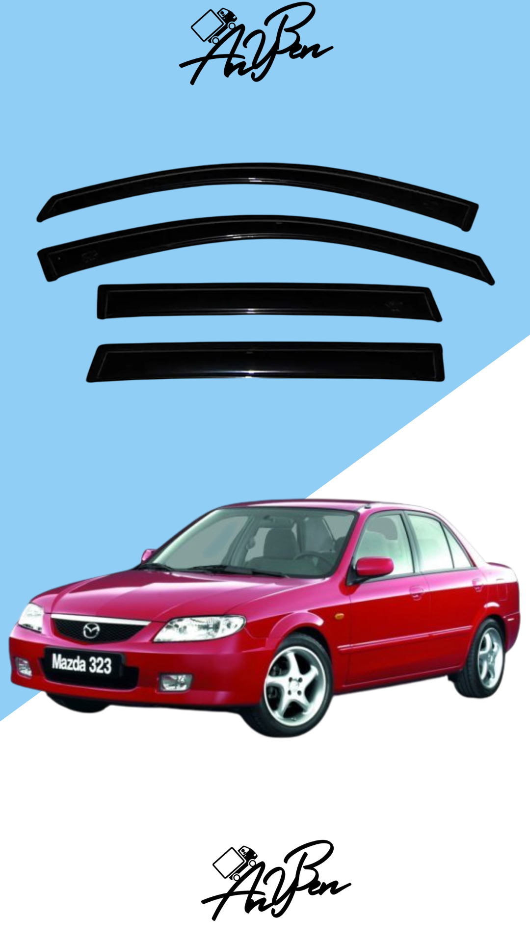 BOTA AGUA MAZDA 323 AÑO 2004